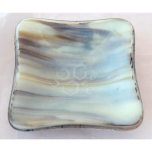 Giants Causeway marble pattern ring dish - contemporary glassware hand made in Ireland by Glass Art Ireland